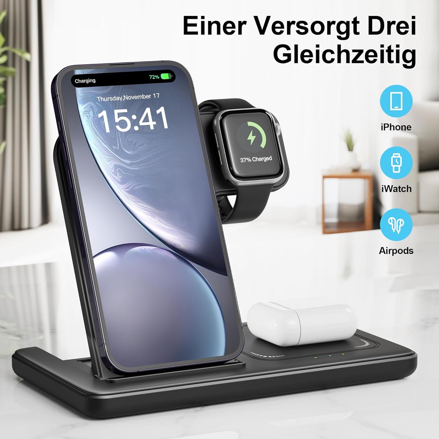 3 in 1 Wireless Charger