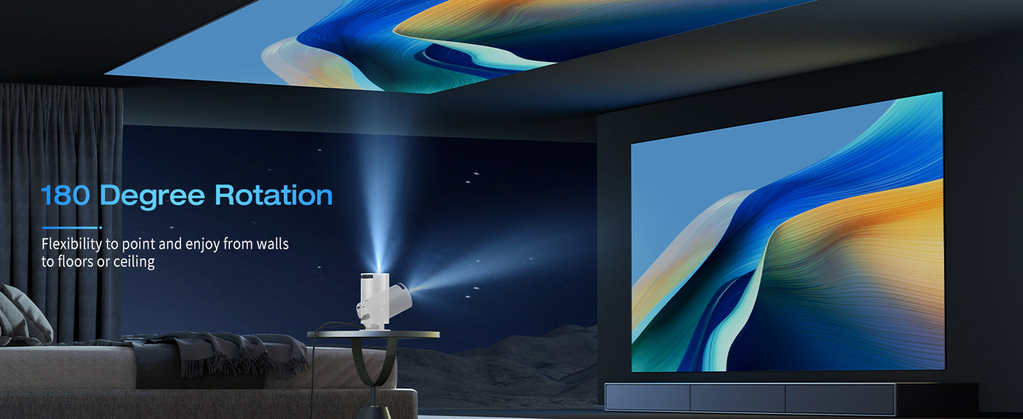 Mini Projector with WIFI and Bluetooth