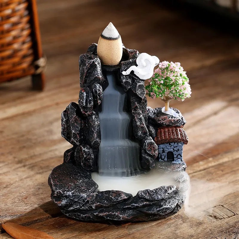 Backflow Incense Holder Waterfall Incense Burner Home Decor