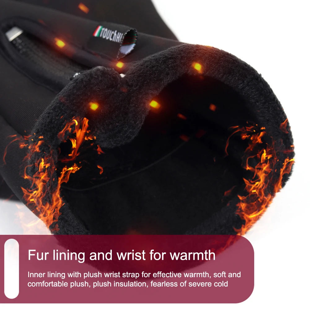 Heated Gloves Eletric Thermal Heat Gloves Winter Warm