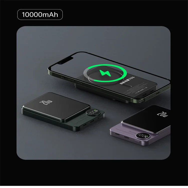 Powerbank Magnetic Power Bank Wireless Fast Charger