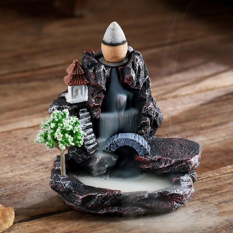 Backflow Incense Holder Waterfall Incense Burner Home Decor