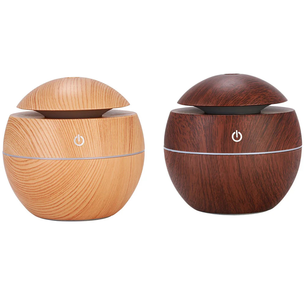 Humidifier Electric Air Aroma Diffuser Wood