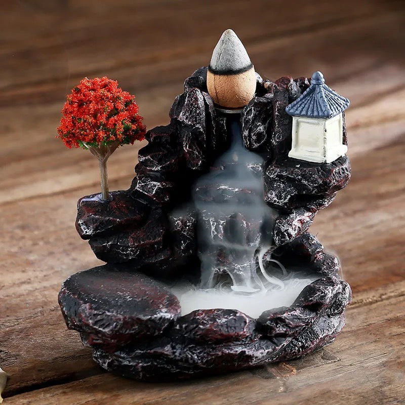 Backflow Incense Holder Waterfall Incense Burner Home Decor