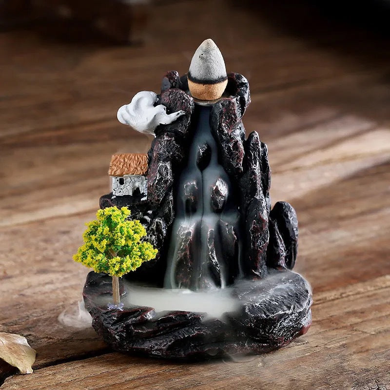 Backflow Incense Holder Waterfall Incense Burner Home Decor